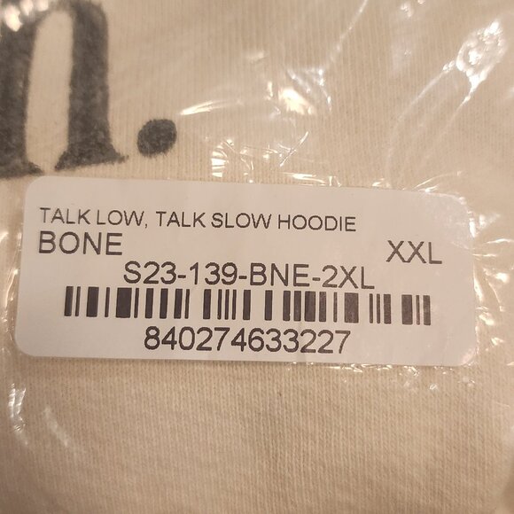 one of these days Talk Low, Talk Slow Hooded Sweatshirt - Picture 9 of 10